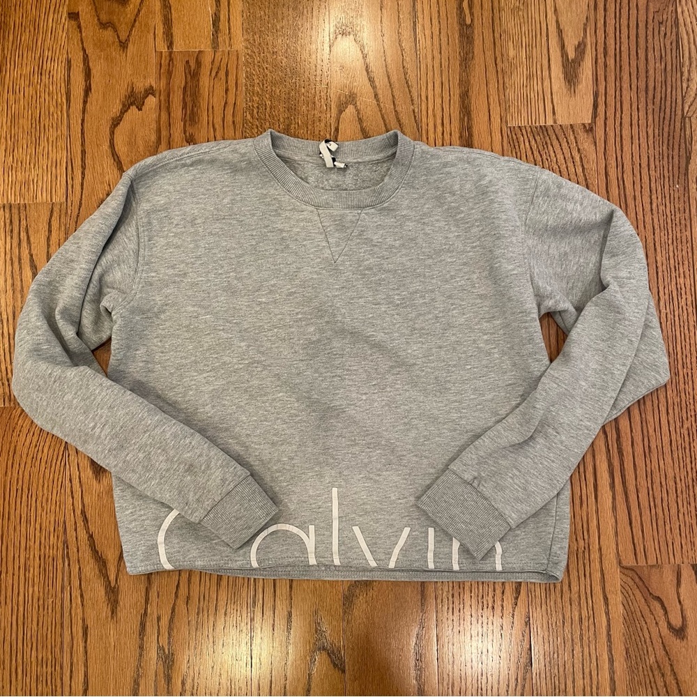 Calvin Klein x UO Grey Crewneck Sweatshirt